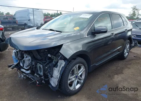 2017 Ford Edge Titanium from USA, damaged, VIN 2FMPK4K83HBC14845